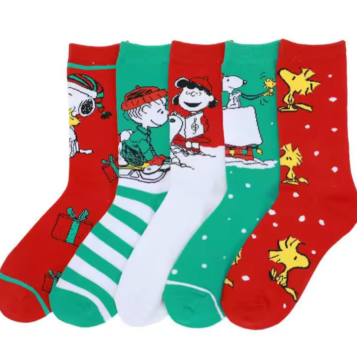 Peanuts Christmas Socks