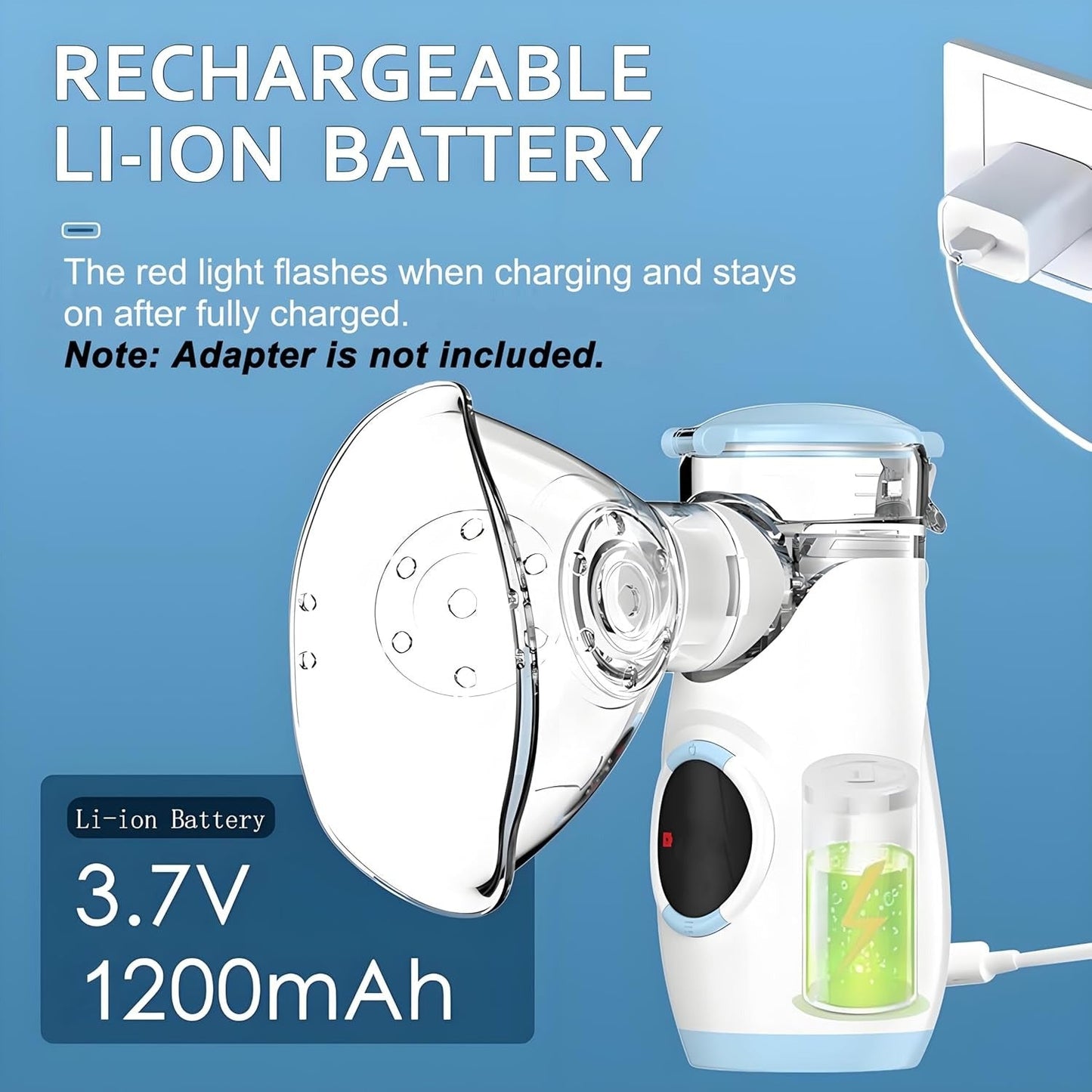 Blisstru's Mesh Nebulizer with Intuitive LED Interface