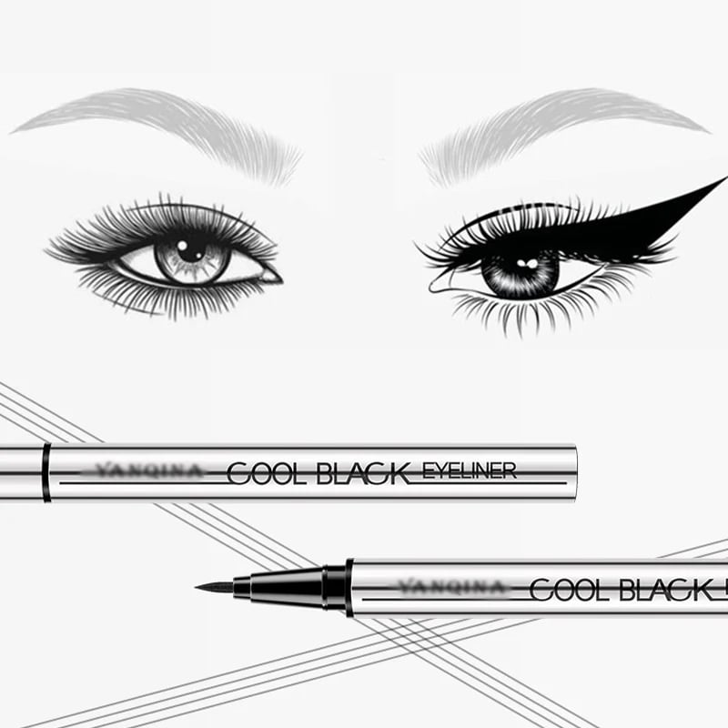 Waterproof Long Lasting Smudge-proof Gel Eyeliner Pen, Silky Vegan Formula