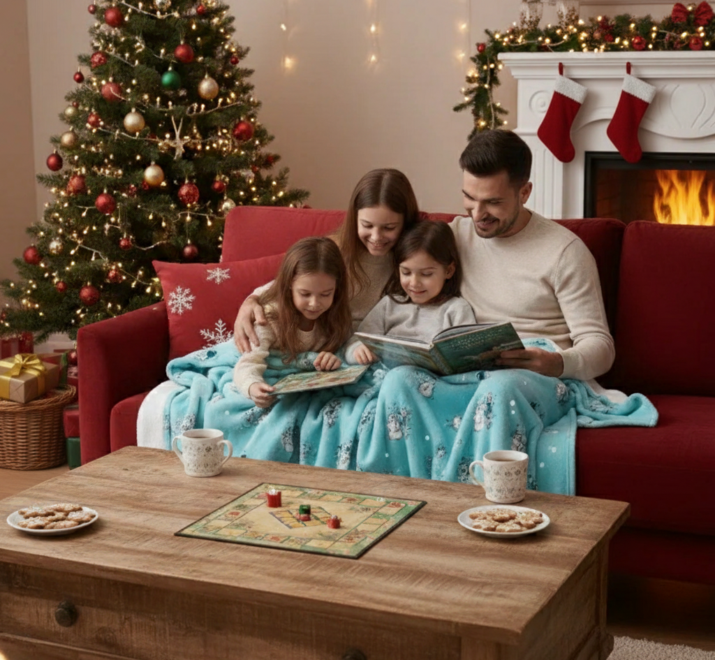 WarmHugs™ Peanuts Throw Blanket – Soft Plush for the Holidays