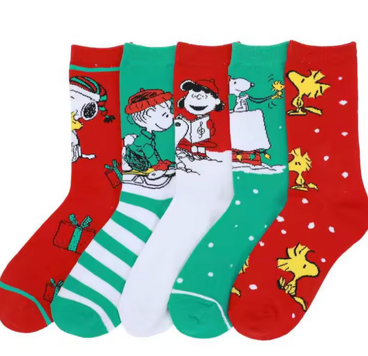 Peanuts Christmas Socks