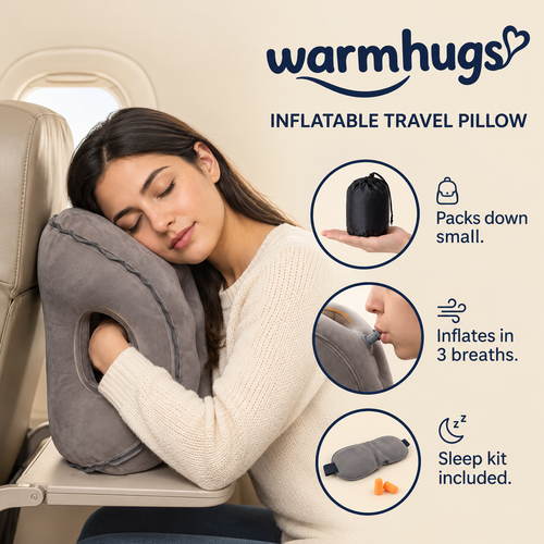 Lumrest™ Inflatable Travel Pillow