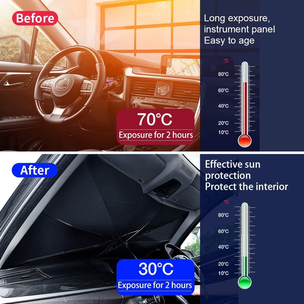 Blisstru™️ WINDSHIELD CAR UMBRELLA