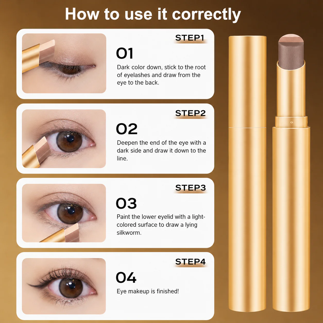 3 in 1 Eyeshadow Stick