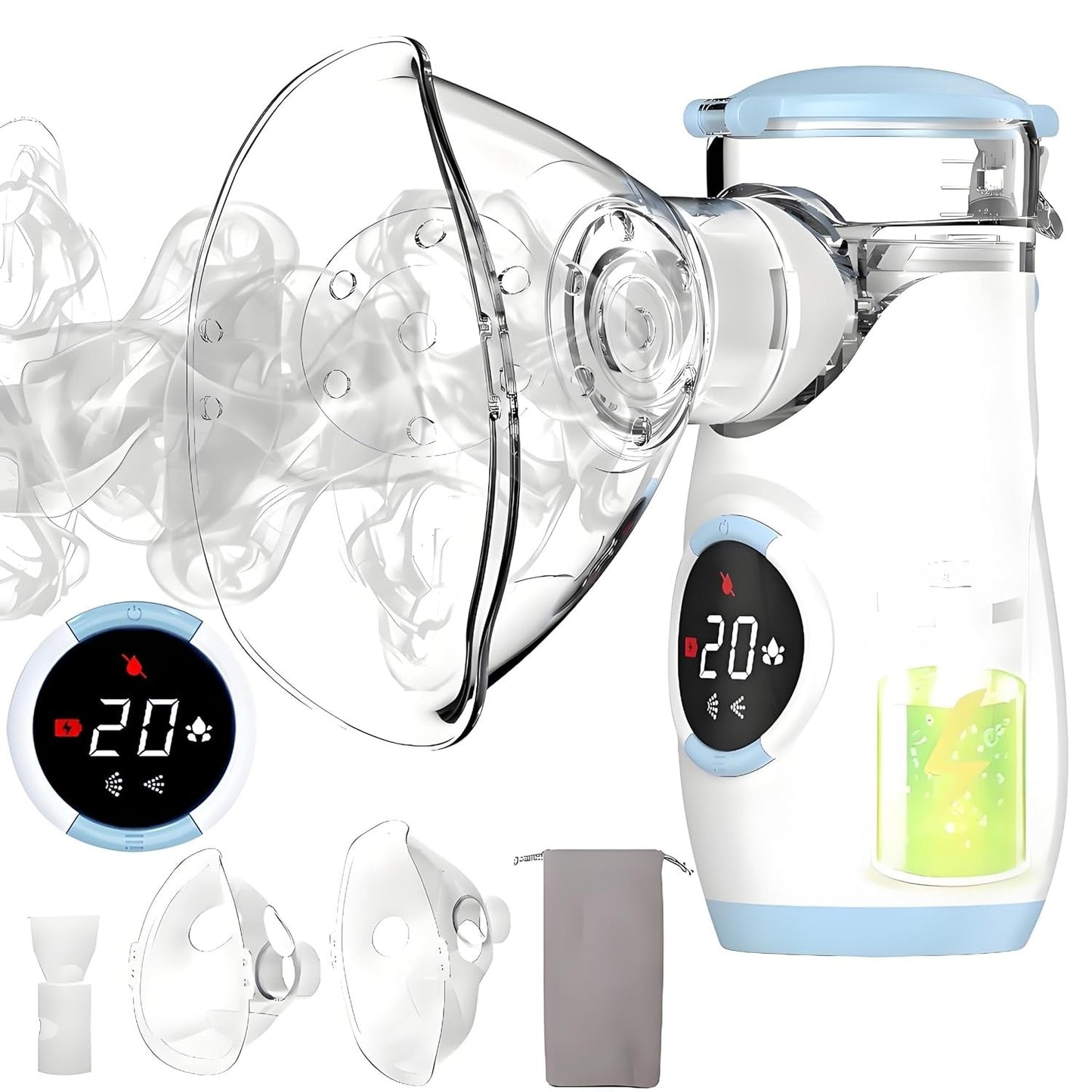 Blisstru's Mesh Nebulizer with Intuitive LED Interface