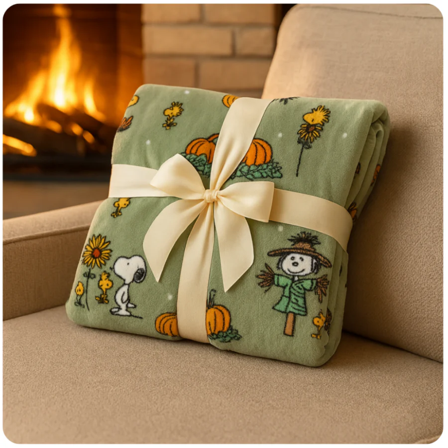 WarmHugs™ Peanuts Throw Blanket – Soft Plush for the Holidays