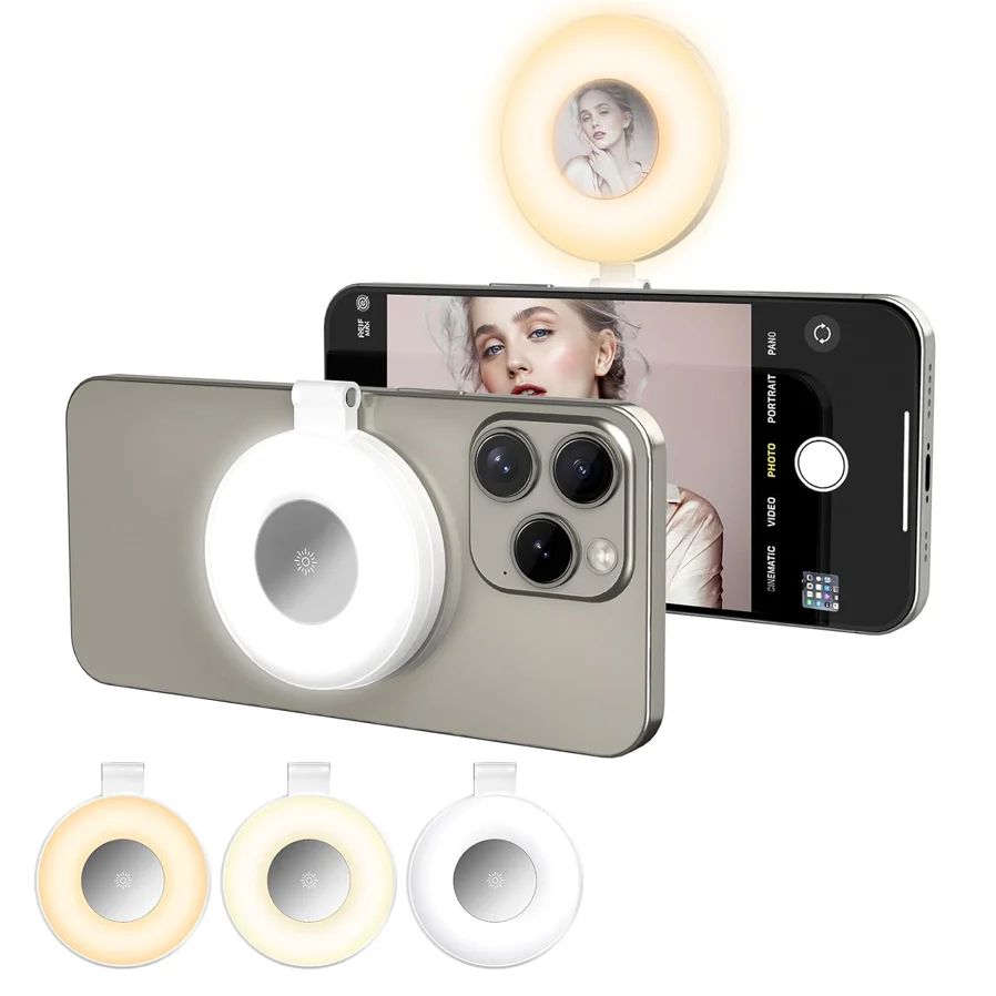 Magnetic Wireless LED Ring Light